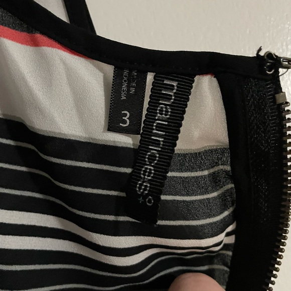 Maurice’s Women’s Multicolor Sleeveless Tank Top Shirt Size 3 - Picture 6 of 8